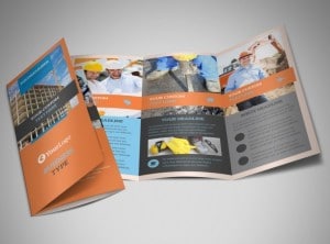 Construction Safety Tri Fold Brochure